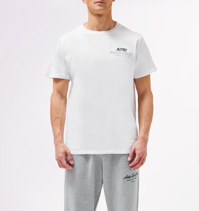 Camiseta Autry Tenis Club Court Hombre Blancas | KFXGO8H