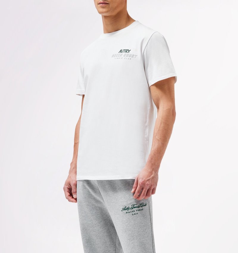 Camiseta Autry Tenis Club Court Hombre Blancas | KFXGO8H