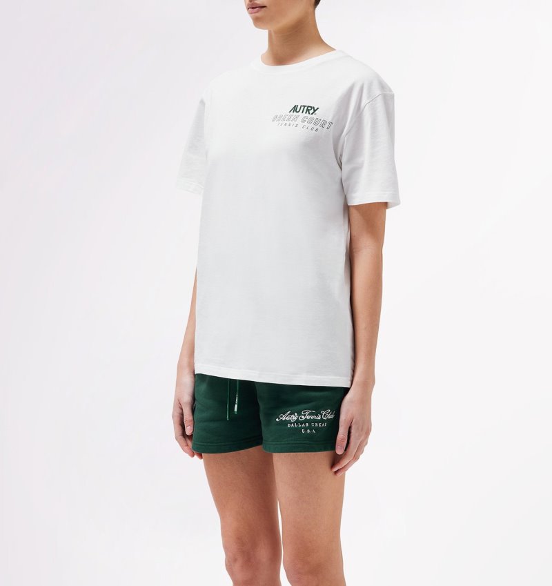 Camiseta Autry Tenis Club Court Mujer Blancas | K4X3ZCC