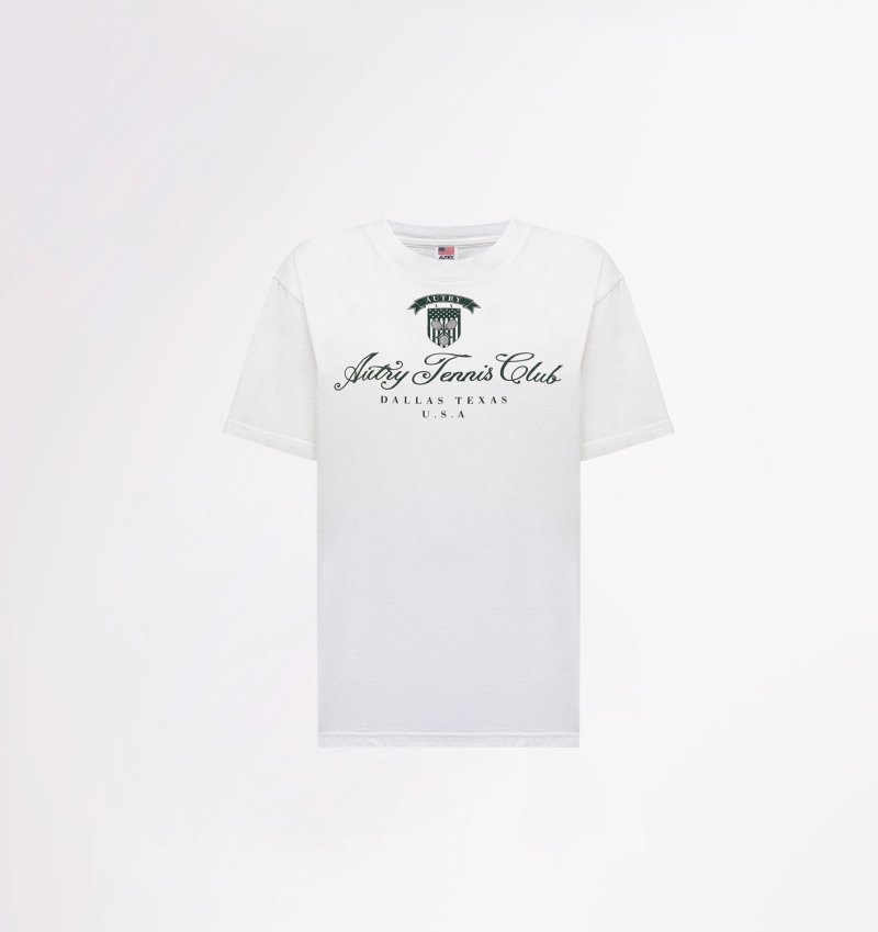 Camiseta Autry Tenis Club Mujer Blancas | F3VTXJB