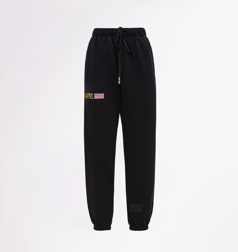 Pantalones Autry Fleece Hombre Negras | JI4X55F