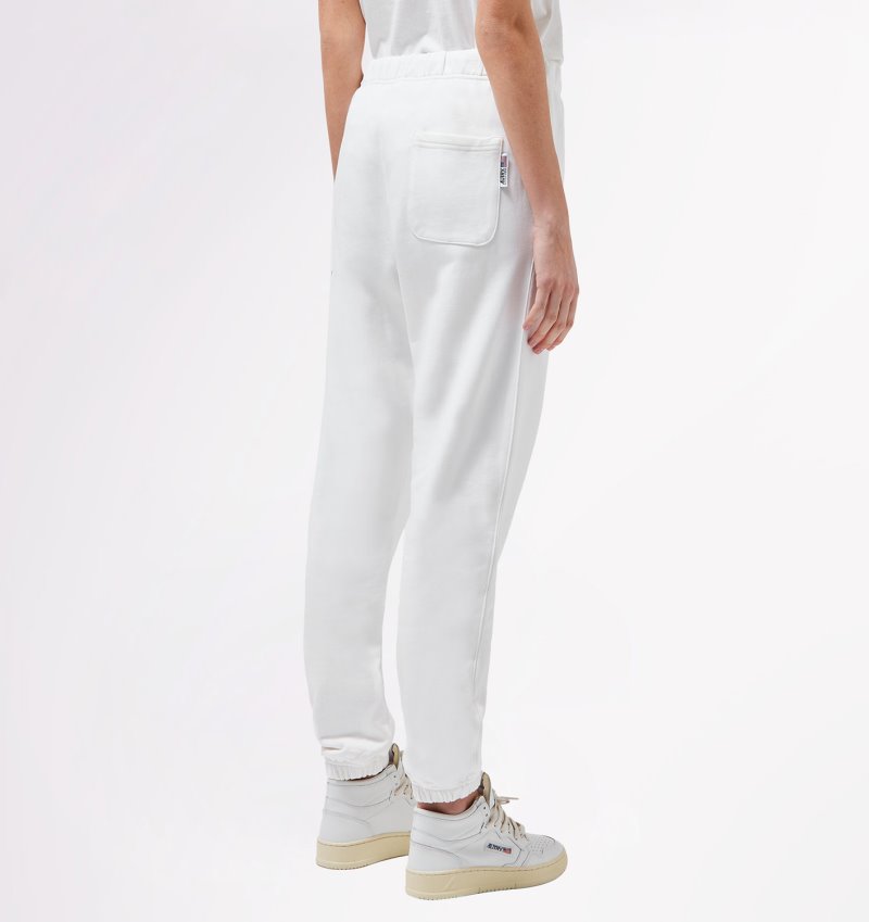 Pantalones Autry Iconic Logo Mujer Blancas | DTM2RTK