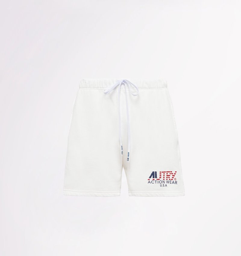 Pantalones Cortos Autry Iconic Action Hombre Blancas | 0FIY8LB