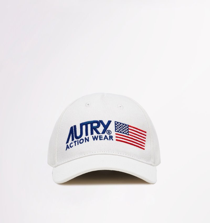 Sombreros Autry Iconic Logo Mujer Blancas | ZL7VVJU