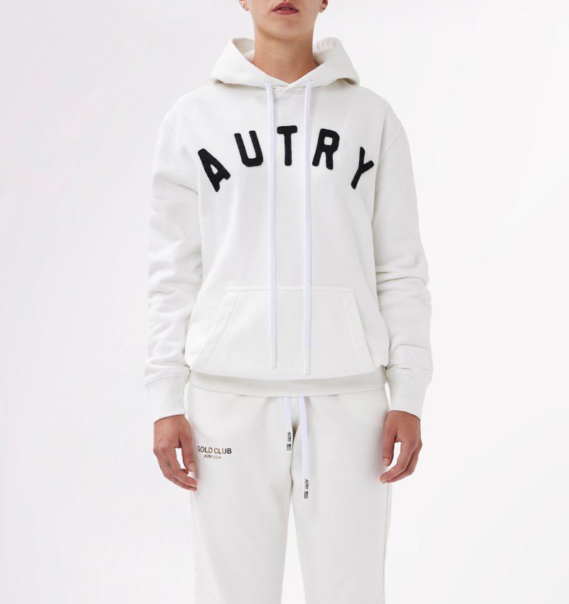 Sudaderas Autry Encapuchado Mujer Blancas | 8EUQA11