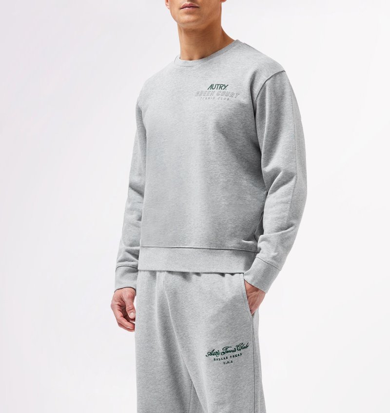 Sudaderas Autry Tenis Club Court Hombre Gris | 9VDIQIC