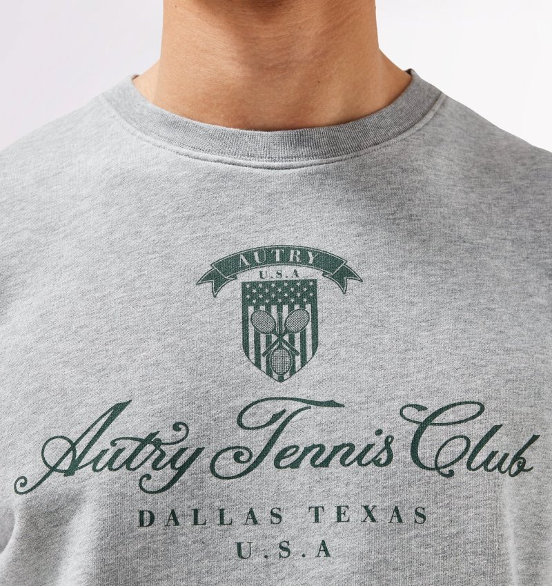 Sudaderas Autry Tenis Club Hombre Gris | AKMB483