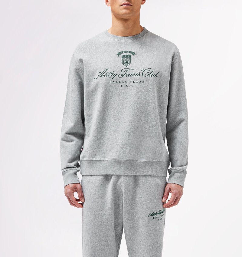 Sudaderas Autry Tenis Club Hombre Gris | AKMB483