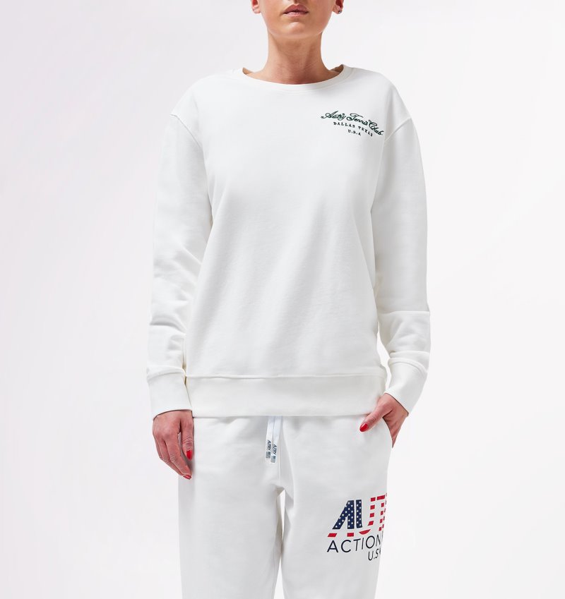 Sudaderas Autry Tenis Club Mujer Blancas | E2IZH68