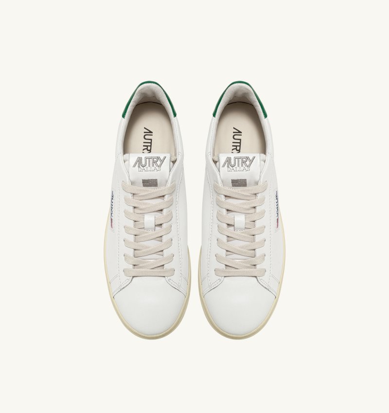 Zapatillas Autry Dallas Low Hombre Blancas Verde | UTM4GDZ