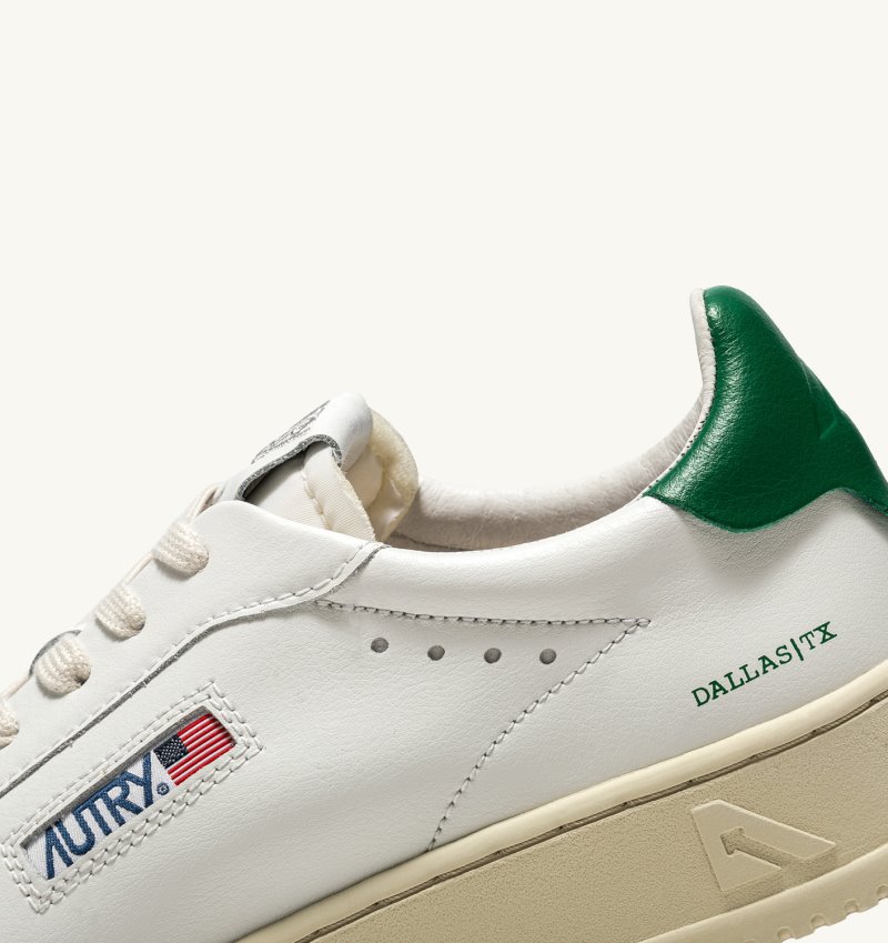 Zapatillas Autry Dallas Low Hombre Blancas Verde | UTM4GDZ