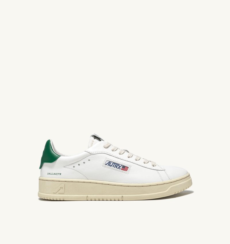 Zapatillas Autry Dallas Low Hombre Blancas Verde | UTM4GDZ