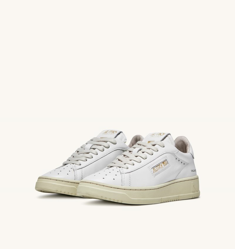 Zapatillas Autry Dallas Low Mujer Blancas | IC52JSM