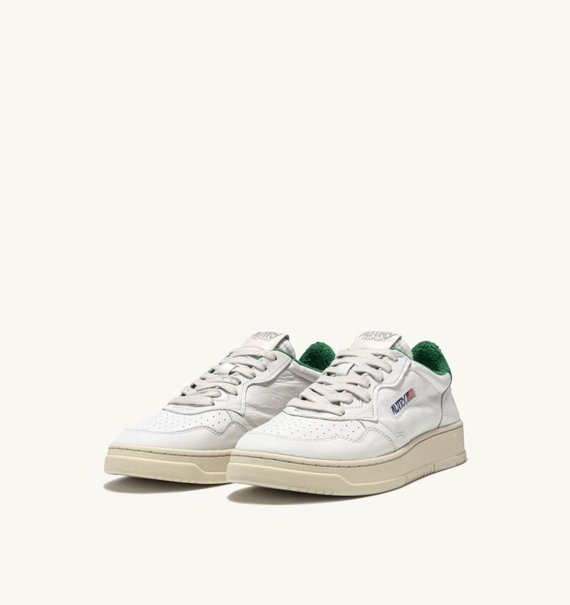 Zapatillas Autry Medalist Low Hombre Blancas Verde | 96518SZ