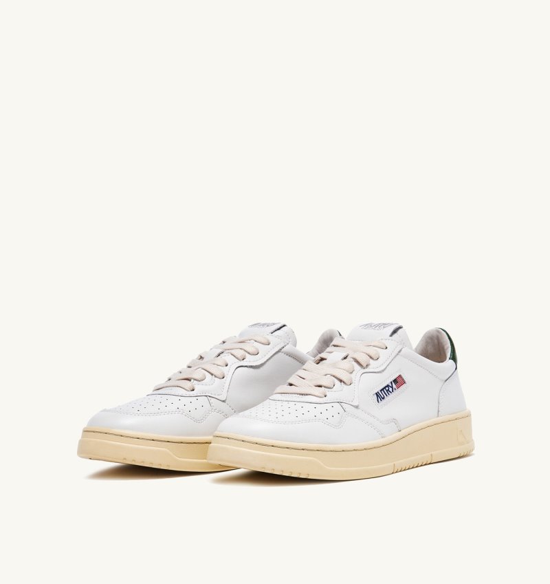 Zapatillas Autry Medalist Low Hombre Blancas Verde | XINJYGO