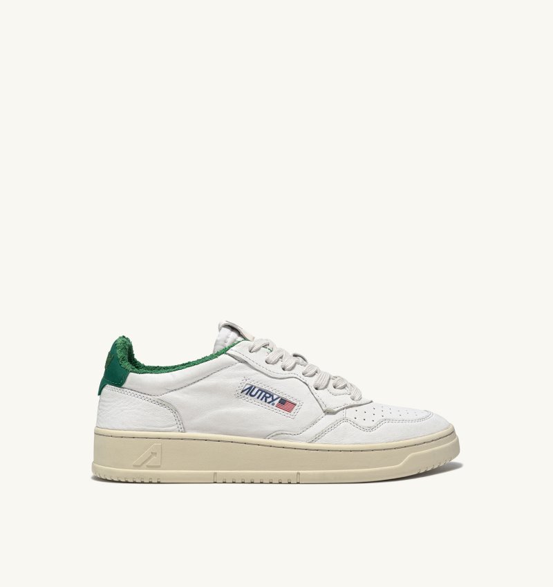 Zapatillas Autry Medalist Low Mujer Blancas Verde | 8PT5RI2