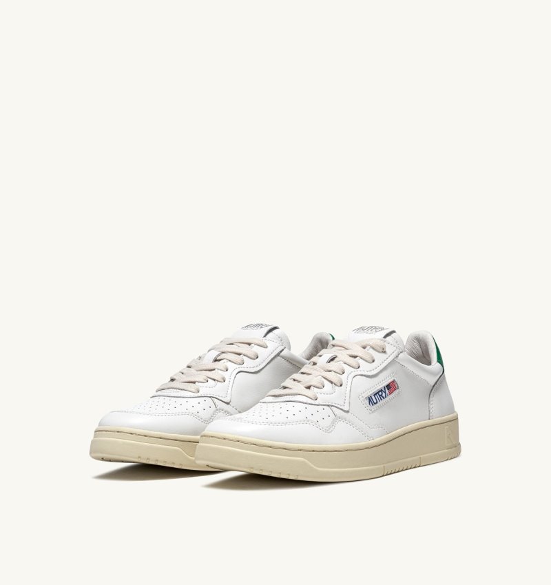 Zapatillas Autry Medalist Low Mujer Blancas Verde | S5RO1GF