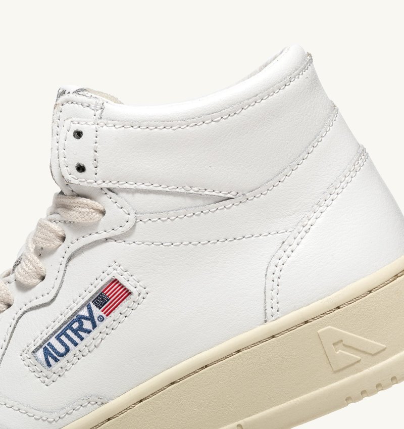 Zapatillas Autry Medalist Mid Hombre Blancas | RB7AGRD