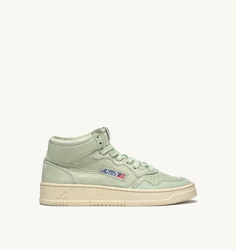 Zapatillas Autry Medalist Mid Mujer Verde | B8C0EJZ