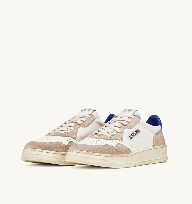 Zapatillas Autry XXXX Hombre Blancas Beige Azules | 4DVOOHZ